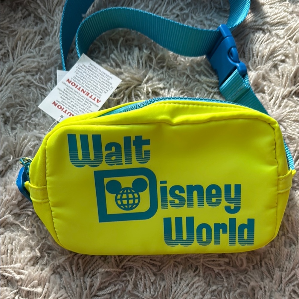 Disney Yellow and Blue Sporty Waist Bag